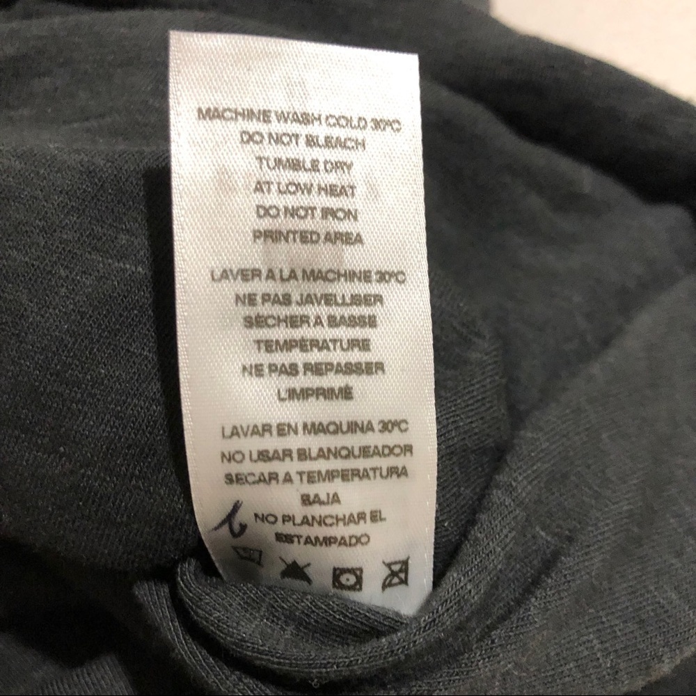 Sundry for Evereve Soleil Skirt Ruching Gray Mini Skirt Size 0 XS - Picture 7 of 7